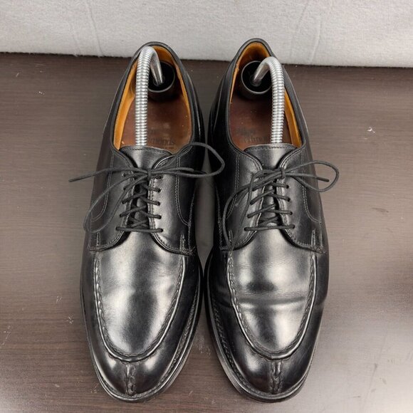 Allen Edmonds Bradley Black Leather Split Toe Derby Dress Show Size 8.5 - Picture 3 of 8